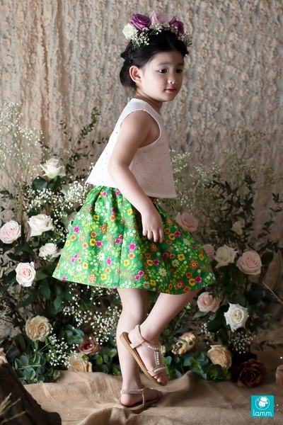 Áo croptop thô Mỹ trắng tim bạc hà TOPtimX