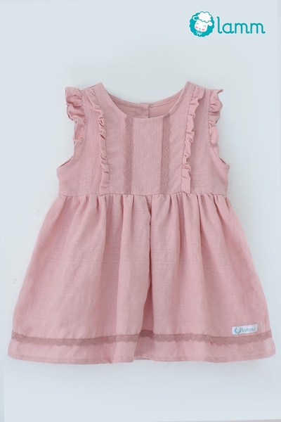 Váy thô ren bèo hồng pastel	BLUSH