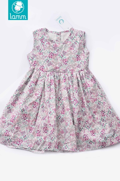 Váy thô boil mỏng hoa tím