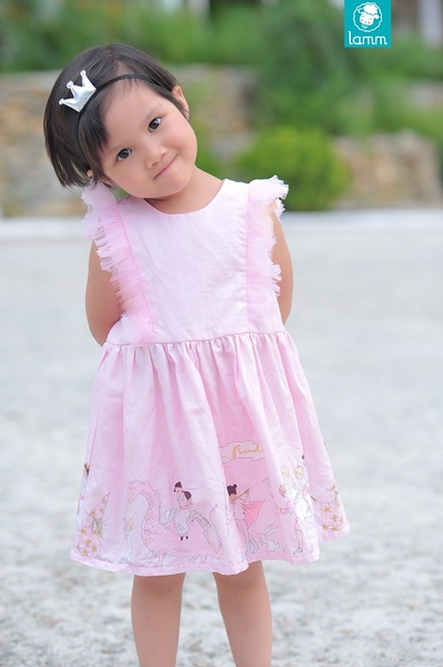 Váy thô Mỹ hồng PINK CASTLE