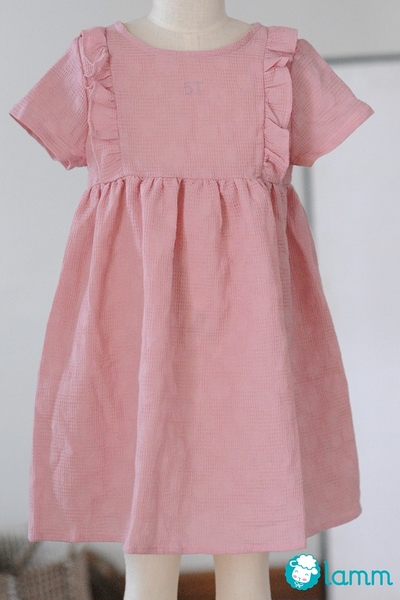 Váy bèo hai bên có tay hồng - ROSE