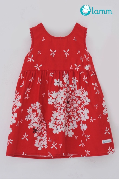 Váy thô V lưng 3 nơ - REDPARTY