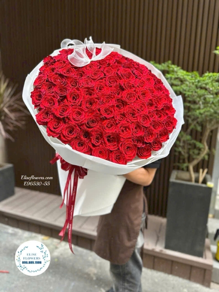 Bó hoa hồng đỏ cầu hôn bạn gái tại Cầu Giấy Hà Nội | Elise Flowers