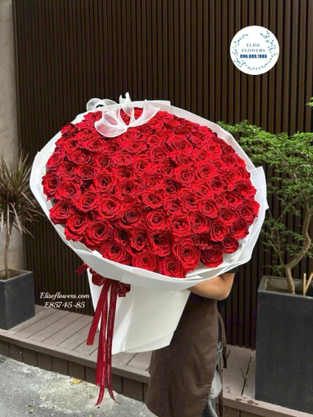 Bó hoa hồng đỏ cầu hôn người yêu đẹp tại Hà Nội | Elise Flowers