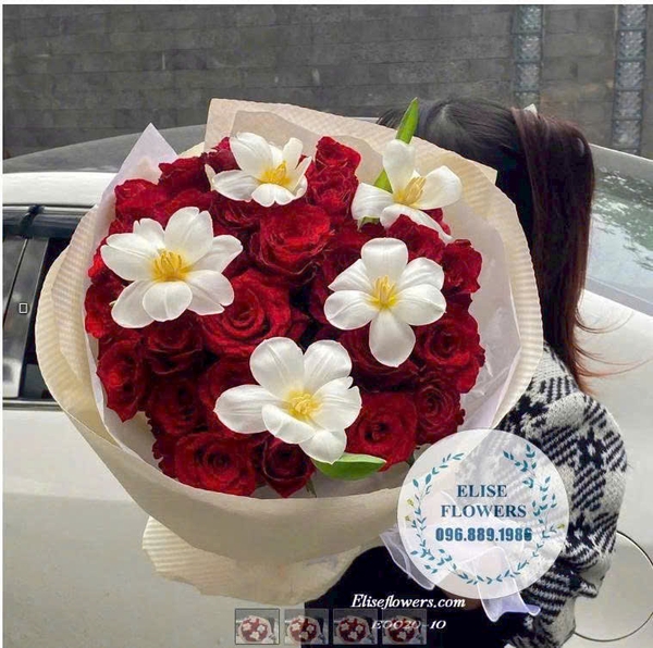 Hoa hồng đỏ tặng bạn gái 20/10 - Elise Flowers