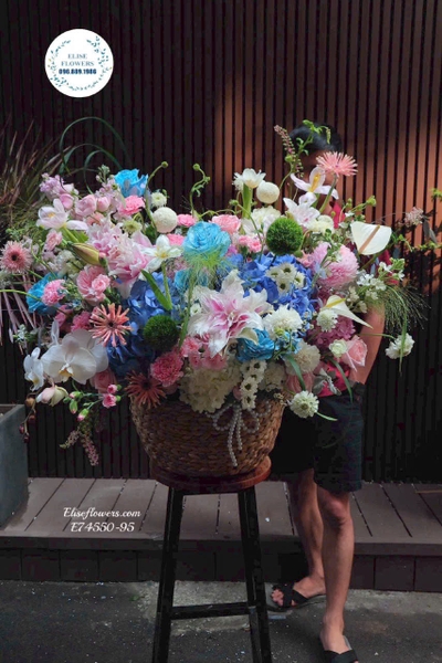 Lẵng hoa tươi Hà Nội - Elise Flowers