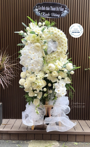 Đặt hoa viếng đám tang ở Hà Nội, giao hoa tận nơi | Elise Flowers