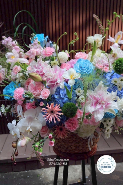 Giỏ hoa mix tại Hà Nội | Elise Flowers