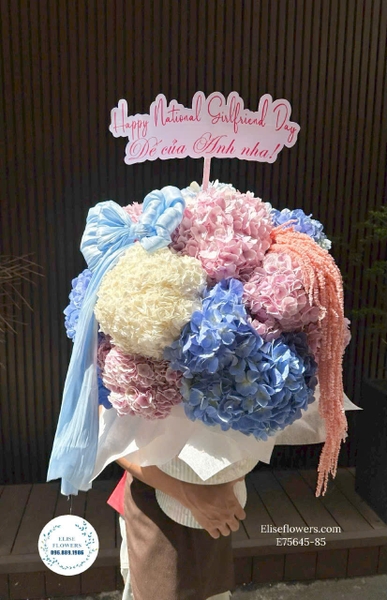 Hoa Cẩm Tú Cầu Nhiều Màu - Elise Flowers