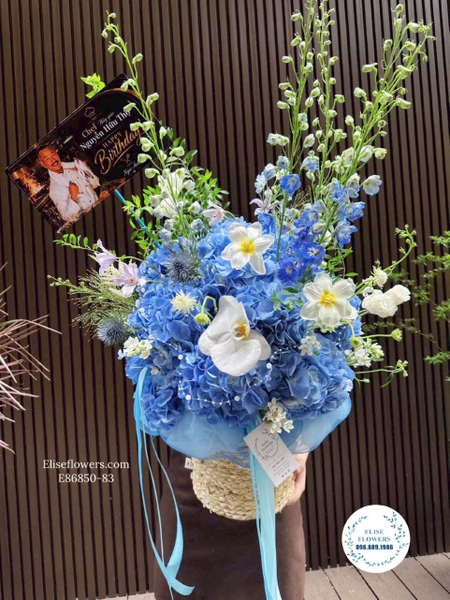 Hoa Cẩm Tú Cầu Xanh - Chúc Mừng ngày 10/10 | Elise Flowers