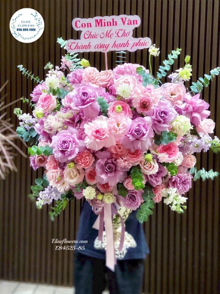 Điện Bình Hoa Chúc Mừng Ngày 13/10 - Elise Flowers