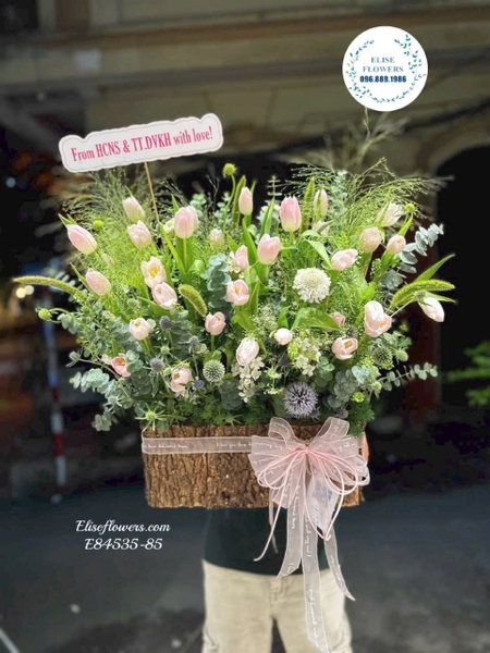 Chậu Hoa Chúc Mừng Ngày 10-10 Tại Hà Nội | Elise Flowers