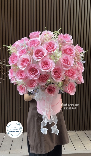 Hoa hồng Ecuador Christal ở Hà Nội | Hoa tươi nhập khẩu cao cấp Hà Nội | Elise Flowers