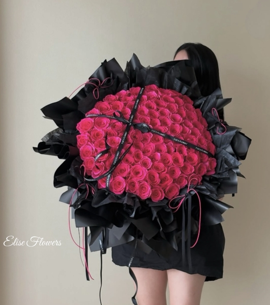 Hoa hồng Ecuador Pink Floyd ở Hà Nội. Mua hoa hồng nhập khẩu uy tín ở Hà Nội. Elise Flowers