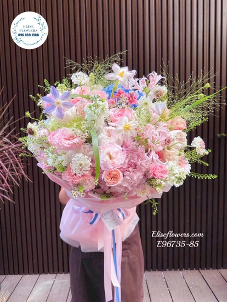 Hoa 20/10 pastel tặng bạn gái, vợ yêu tại Hà Nội | Elise Flowers