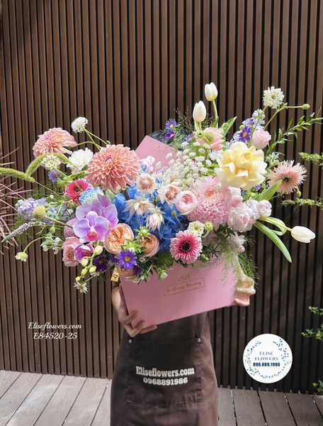 Đặt/ mua thư hoa tặng sinh nhật vợ, bạn gái, người yêu. Elise Flowers
