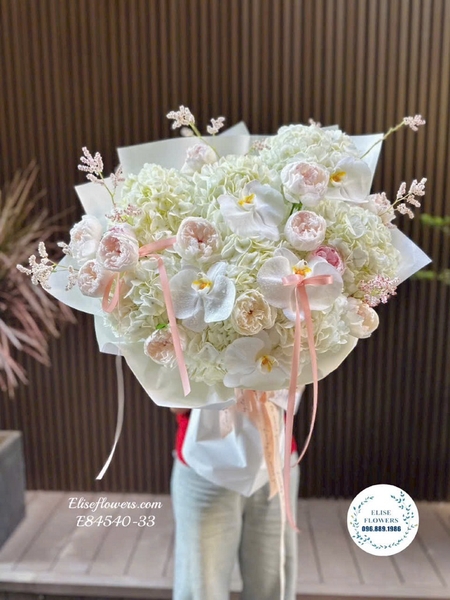 Hoa tone trắng đẹp tặng sinh nhật tại Hà Nội | Elise Flowers
