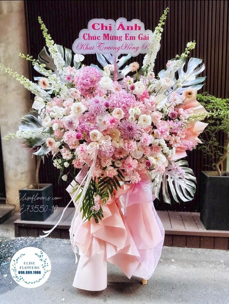 Kệ hoa chúc mừng 20/10 - Elise Flowers