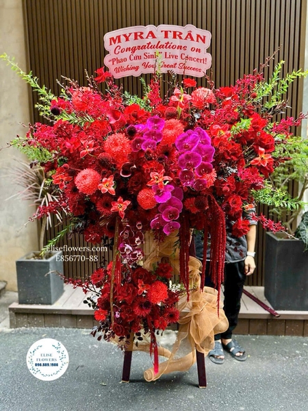 Kệ hoa chúc mừng ngày nhà giáo Việt Nam - Elise Flowers