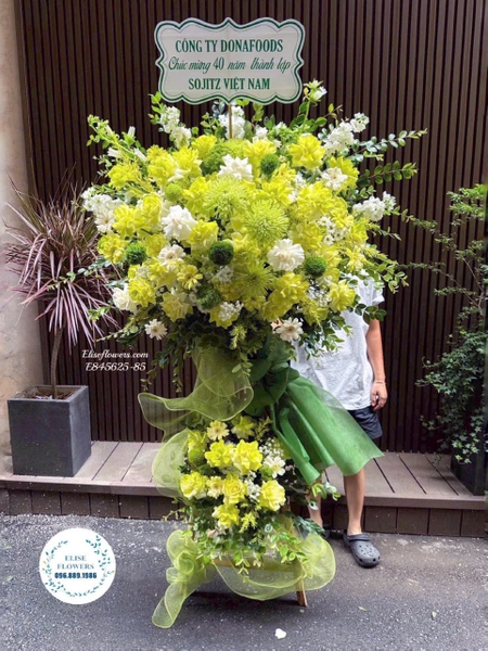 Đặt Kệ Hoa Ngày Doanh Nhân Việt Nam - Elise Flowers