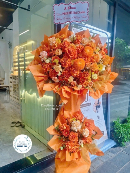 Kệ Hoa Chúc Mừng Khai Trương Tại Ba Đình, Hoàn Kiếm - Elise Flowers
