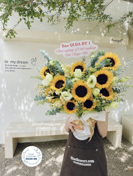 Địa chỉ mua hoa hướng dương đẹp ở quận Hoàn Kiếm, Ba Đình, Đống Đa, Cầu Giấy