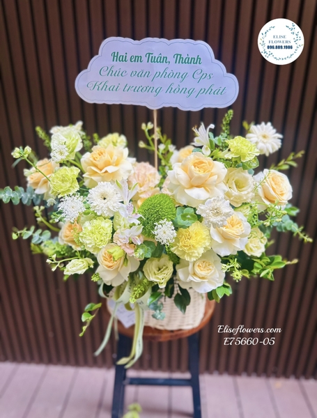 Lẵng hoa sinh nhật đẹp ở Nam Từ Liêm Hà Nội - Elise Flowers -Shop hoa tươi Hà Nội