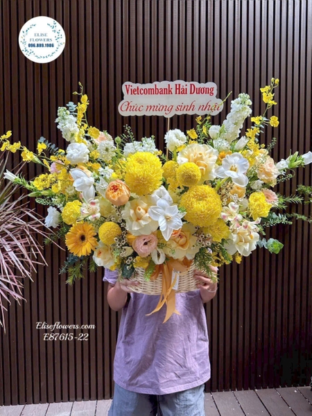 Lẵng hoa tươi Hà Nội | Elise Flowers