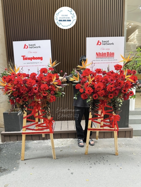 Hoa Khai Trương Quận Hoàn Kiếm. Giao Hoa Nhanh, Tận Nơi - Elise Flowers