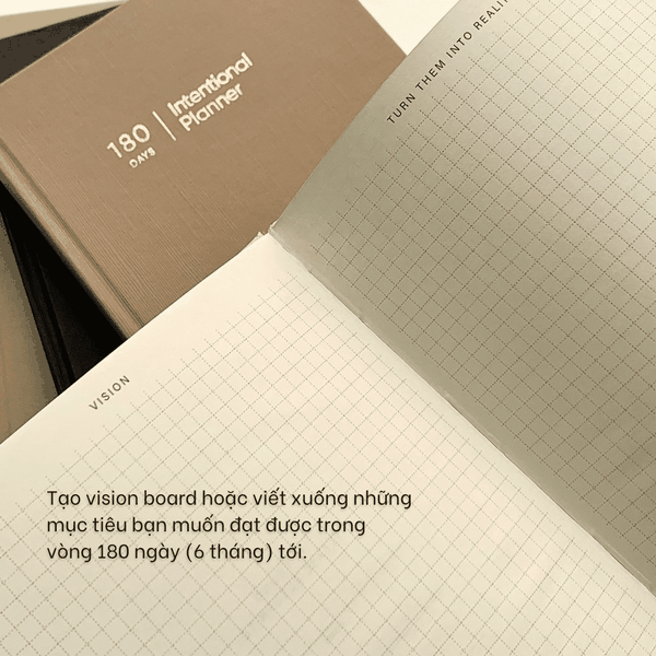 Intentional Planner | Sổ Lên Kế Hoạch Hằng Ngày Daily Planner Trong 6 Tháng