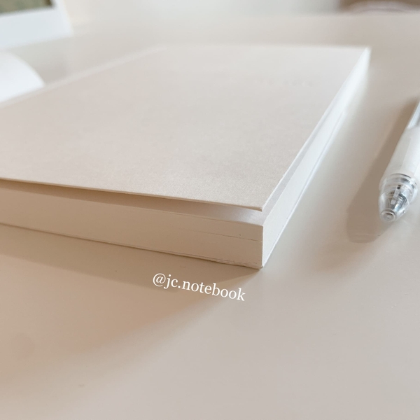 Sổ Tay Note For Basic A5 Ruột Grid Notebook Bìa Trắng