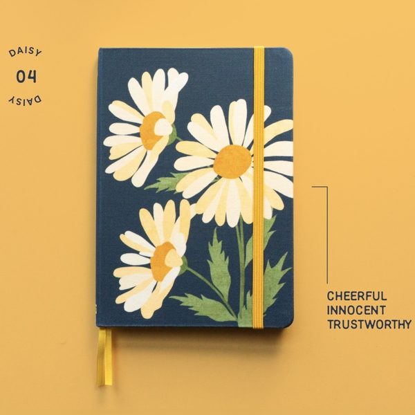 Sổ Tay Bìa Vải Linen Birth Flower Journal Collection