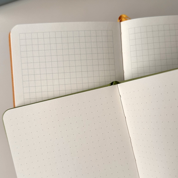 (5 mẫu) Sổ Tay Bìa Da 150gsm Floral Travel Journal Cao Cấp | Sổ Slim Bullet Journal Giấy Kem 150 gsm Chống Lem Ghost
