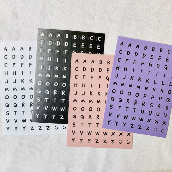 Tấm Sticker Chữ Cái Alphabet