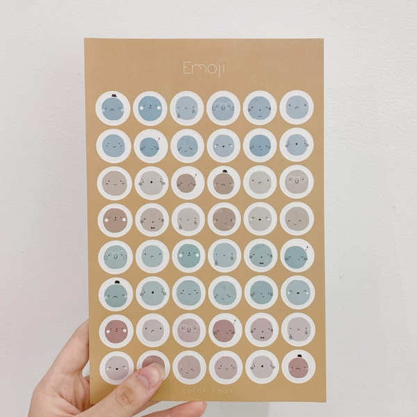 Sticker Tròn Họa Tiết