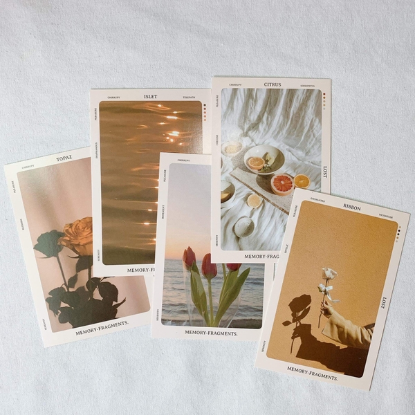 Set 5 Tấm Postcard Trang Trí