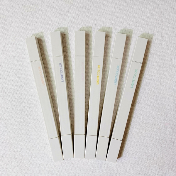 Set 6 Bút Highlight Vỏ Vuông