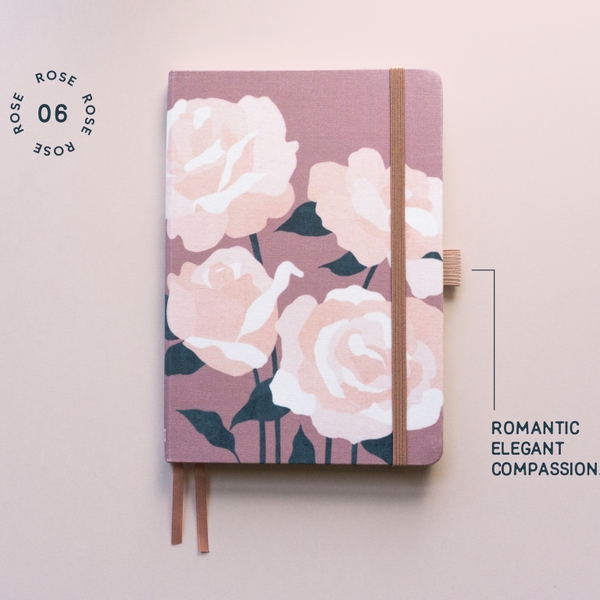 Sổ Tay Bìa Vải Linen Birth Flower Journal Collection