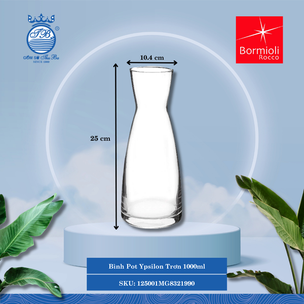 Bình Ypsilon Bormioli Rocco Thủy Tinh