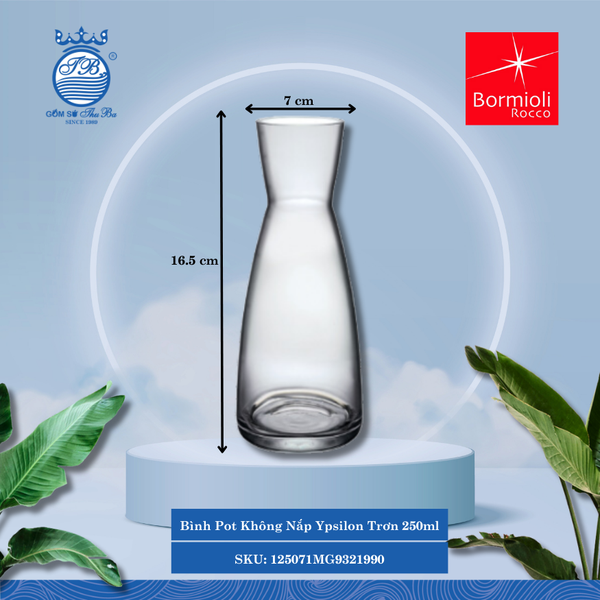 Bình Ypsilon Bormioli Rocco Thủy Tinh