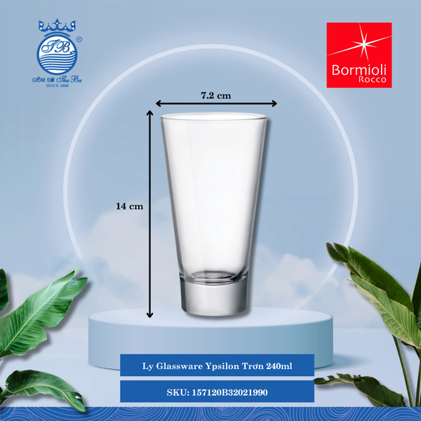 Ly Ypsilon Bormioli Rocco Thủy Tinh