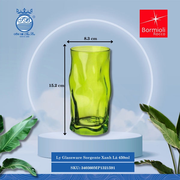 Ly Sorgente (Nhiều Màu) Bormioli Rocco Thủy Tinh
