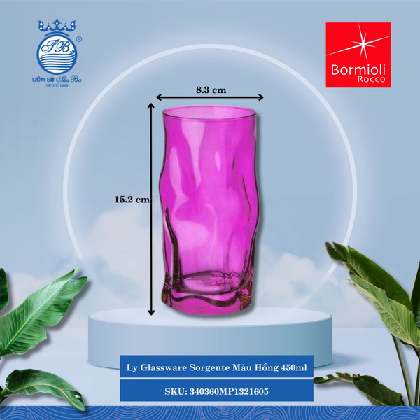 Ly Sorgente (Nhiều Màu) Bormioli Rocco Thủy Tinh