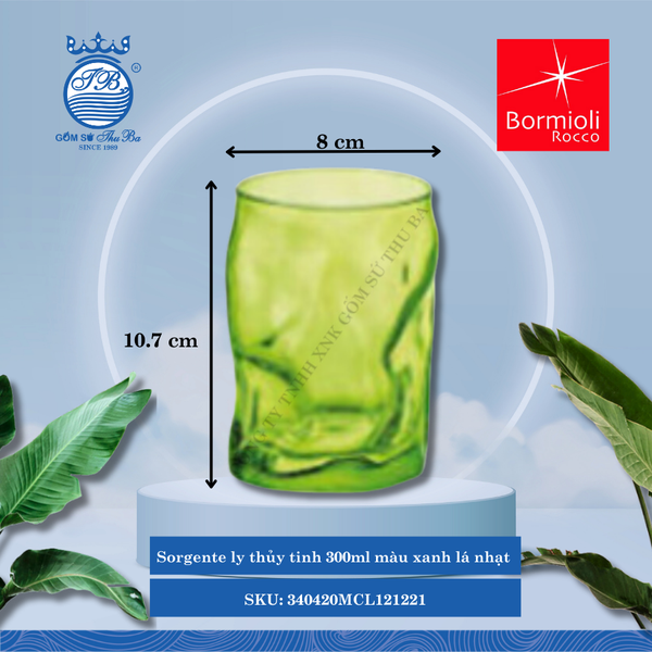 Ly Sorgente (Nhiều Màu) Bormioli Rocco Thủy Tinh