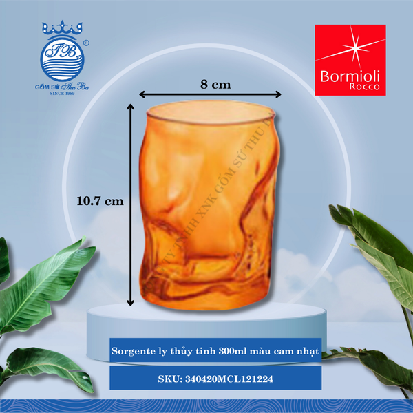 Ly Sorgente (Nhiều Màu) Bormioli Rocco Thủy Tinh