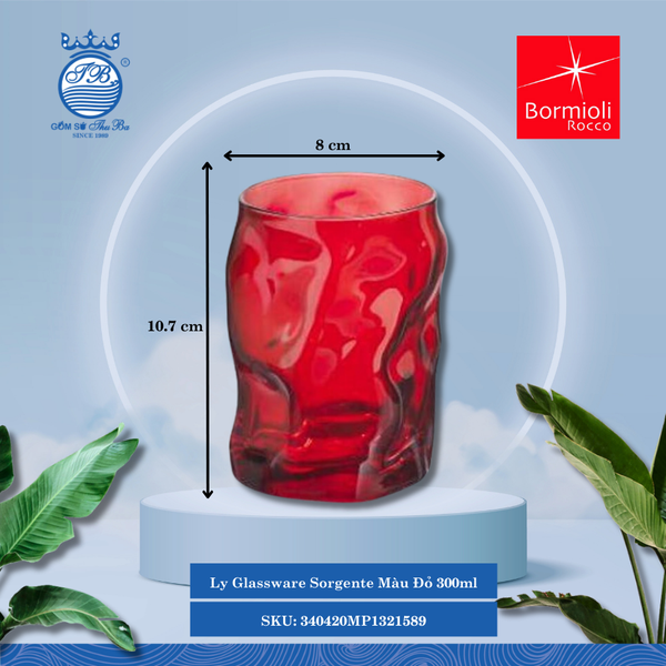 Ly Sorgente (Nhiều Màu) Bormioli Rocco Thủy Tinh
