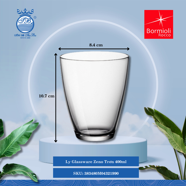 Ly Zeno (Nhiều Màu) Bormioli Rocco Thủy Tinh