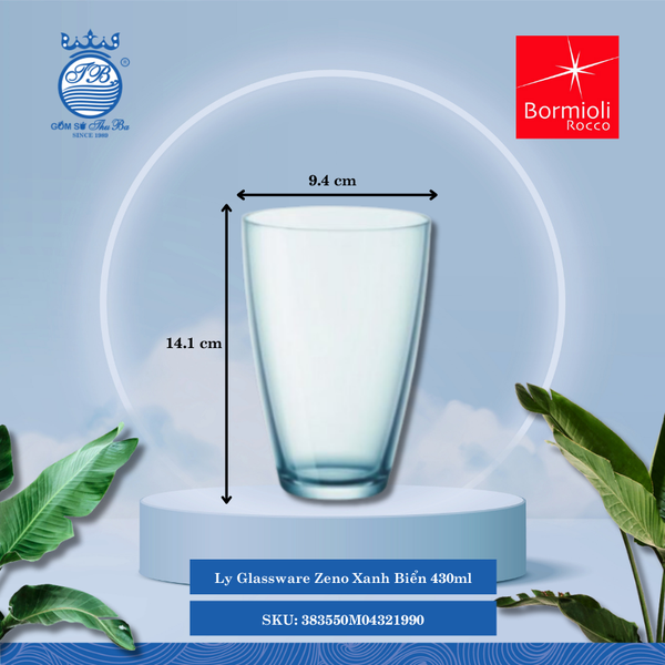 Ly Zeno (Nhiều Màu) Bormioli Rocco Thủy Tinh