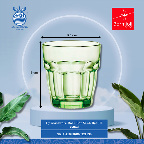 Ly Rock Bar (Nhiều Màu) Bormioli Rocco Thủy Tinh
