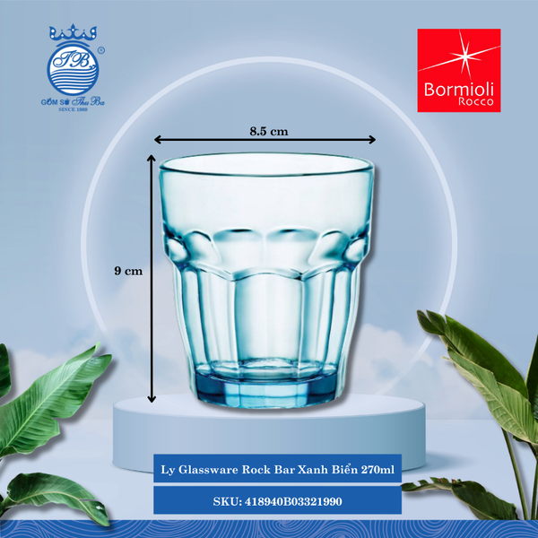 Ly Rock Bar (Nhiều Màu) Bormioli Rocco Thủy Tinh
